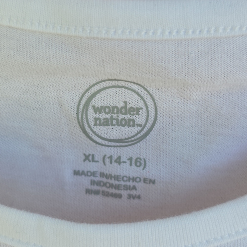 White Eyelet Sleeve Ruffle Tee - Picture 13 of 16